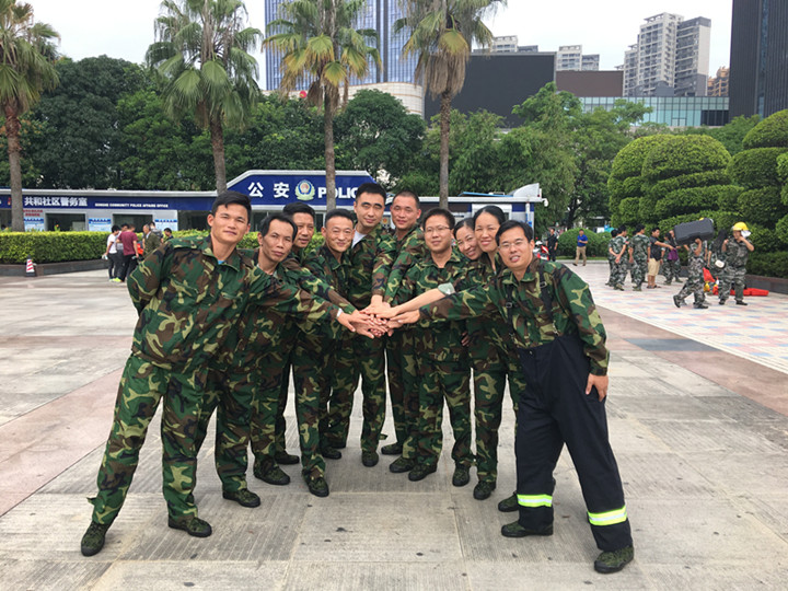 參與消防大比武，意識(shí)技術(shù)雙提升